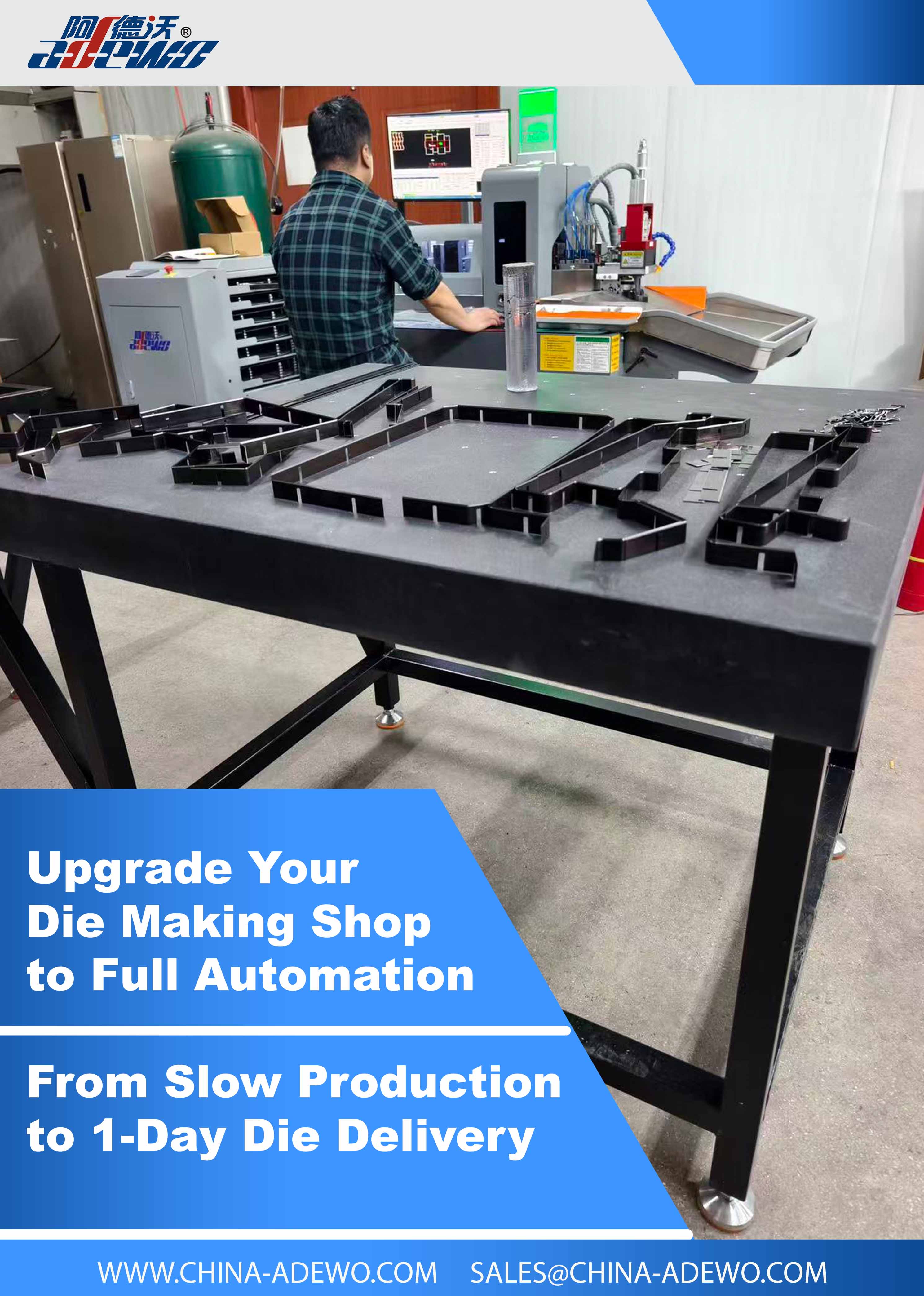 Packaging Die Maker Memperluas Kapasitas Produksi dengan Mesin Bending Aturan Otomatis ADEWO dan Mesin Pemotong Aturan