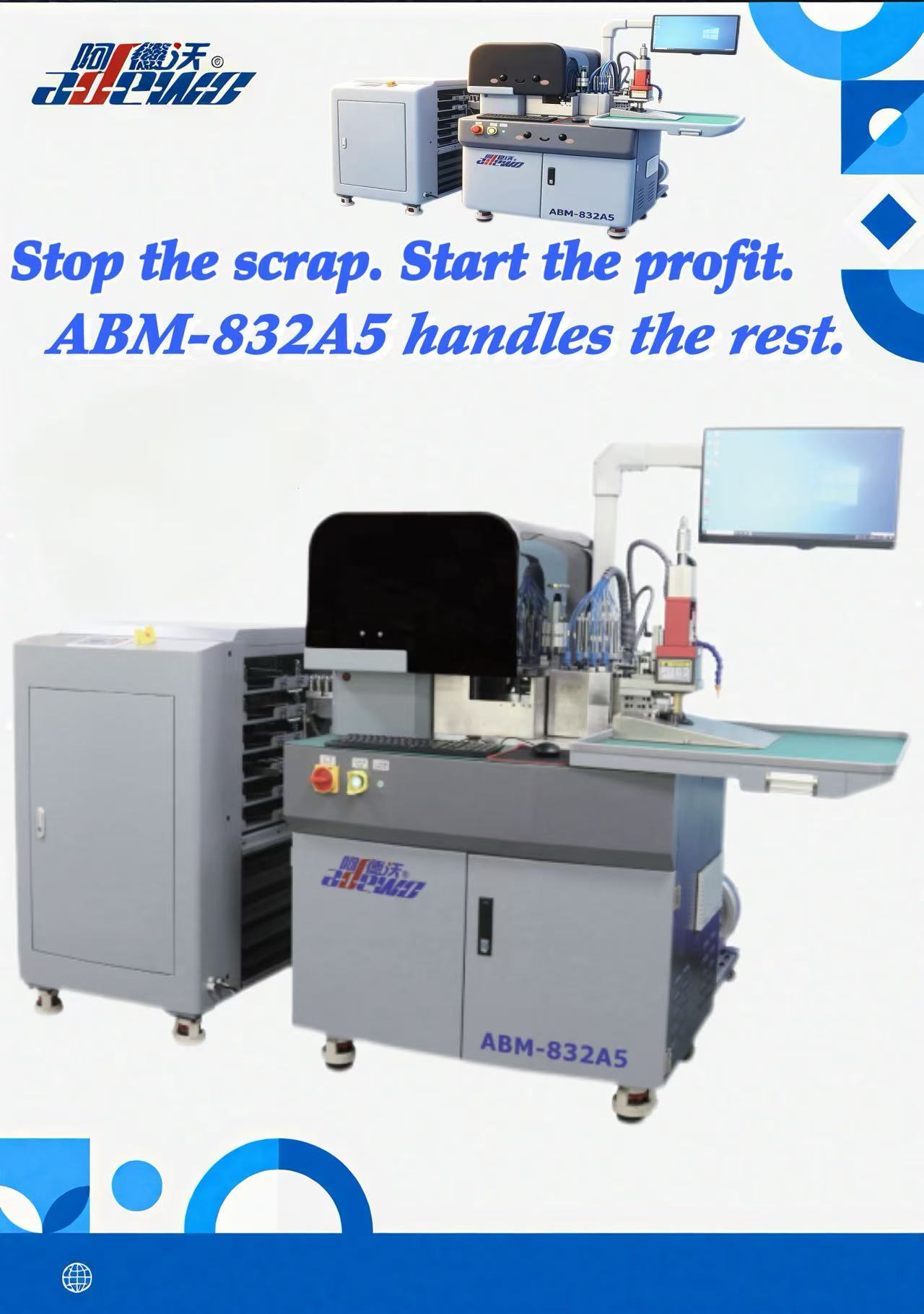 Masih Berjuang Dengan Kertas Retak? ABM-832A5 Combo Bender Memperbaikinya.
