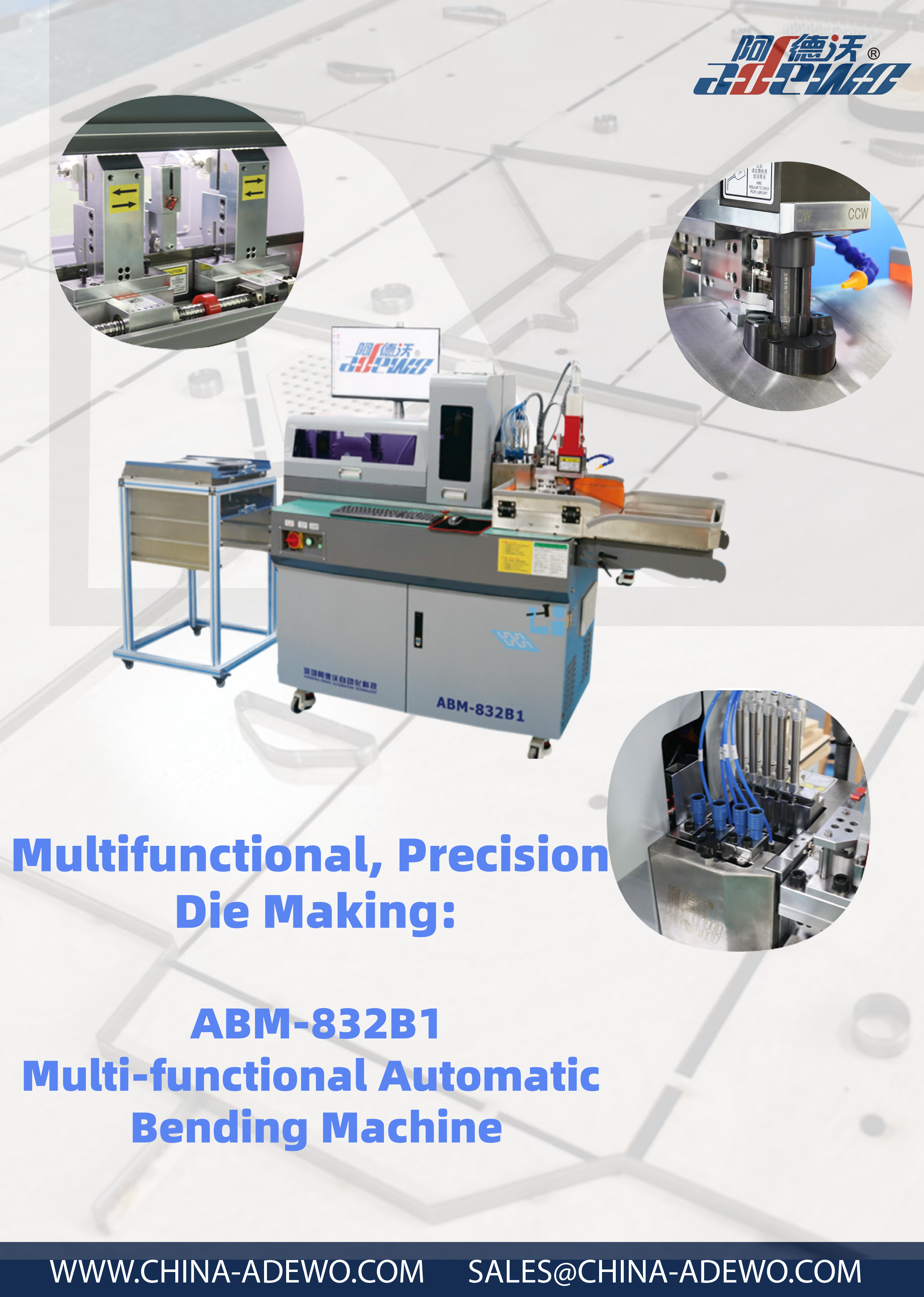 Pembuatan Die Multifungsi dan Presisi: Mesin Bending Otomatis Multi-fungsi ABM-832B1
