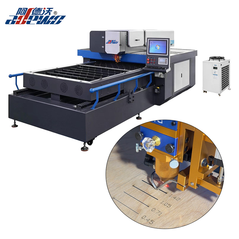 Mesin Pemotong Laser Pembuat Dies Datar Gantry 600 Watt
