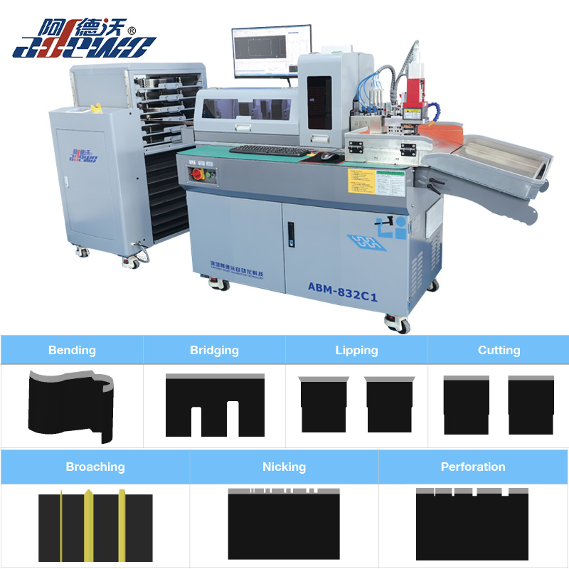 Mesin Bending Otomatis Aturan Baja Dies Elektronik