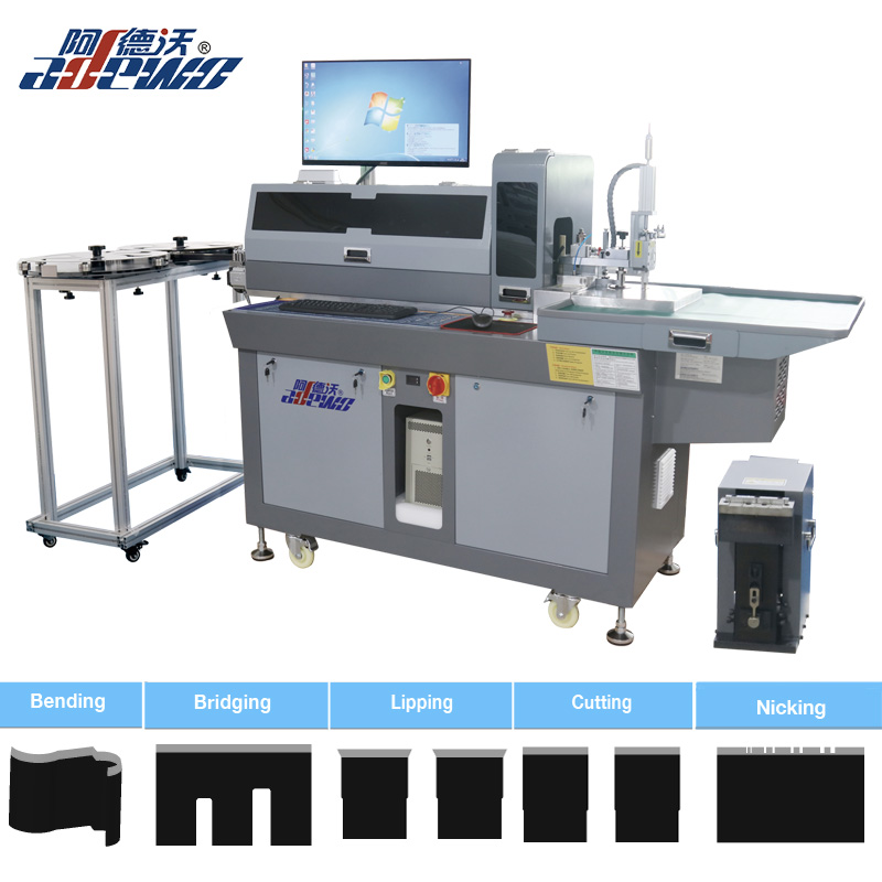Aturan tinggi die cut mesin bending otomatis dicetak plastik