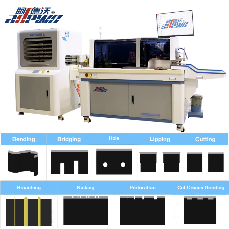 Mesin Bender Otomatis Aturan Baja Multi Fungsi